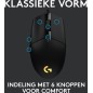 Logitech Gaming Mouse G203 LIGHTSYNC Optisk Kablet Sort